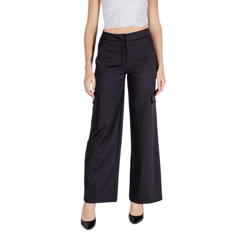 ICHI Black Polyester Jeans & Pant - IT38|XS