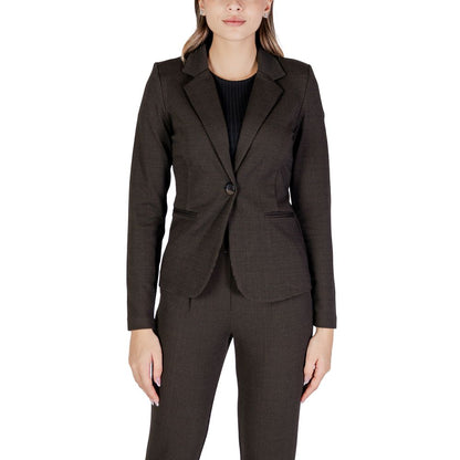 ICHI Brown Polyester Suits & Blazer - IT40|S