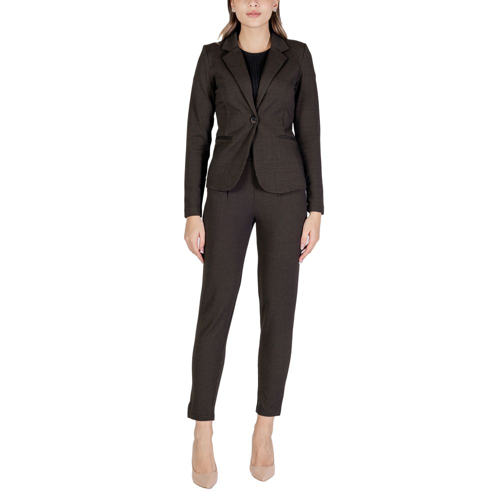 ICHI Brown Polyester Suits & Blazer - IT40|S