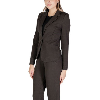 ICHI Brown Polyester Suits & Blazer - IT40|S