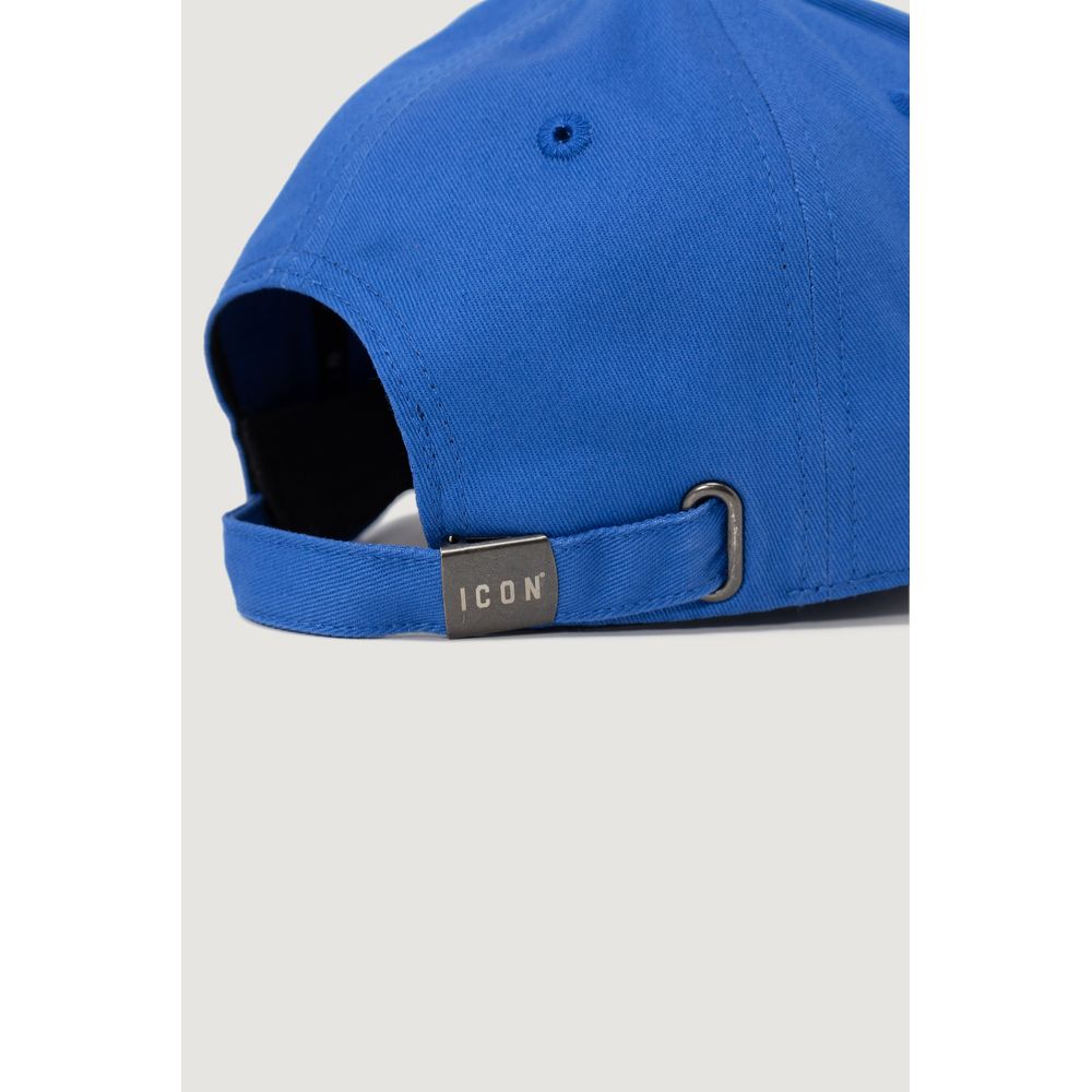 Icon Blue Cotton Hats & Cap - UNI