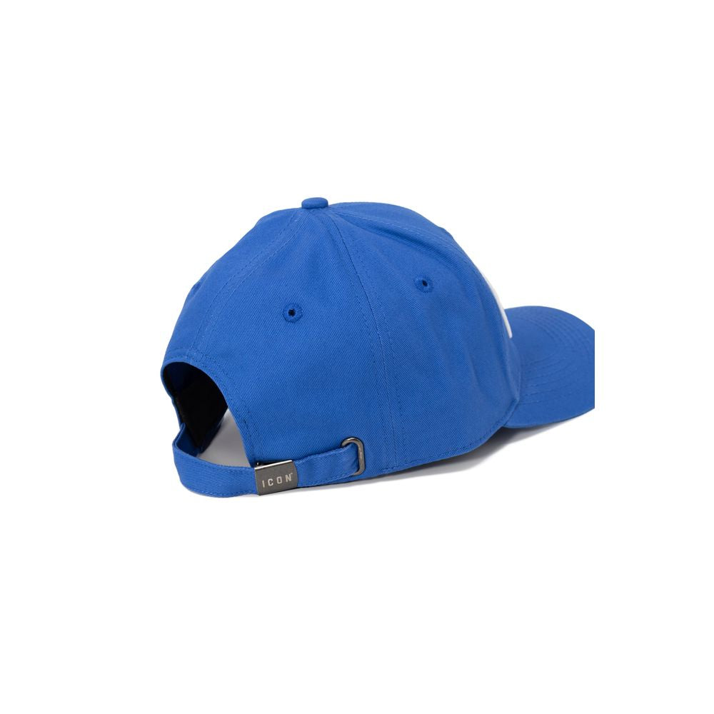 Icon Blue Cotton Hats & Cap - UNI