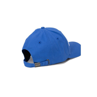 Icon Blue Cotton Hats & Cap - UNI