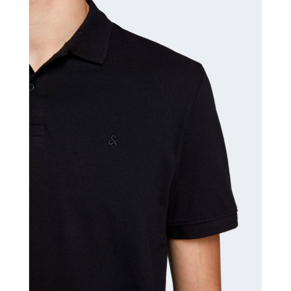 Jack Jones Black Cotton Polo Shirt - IT42 | XS