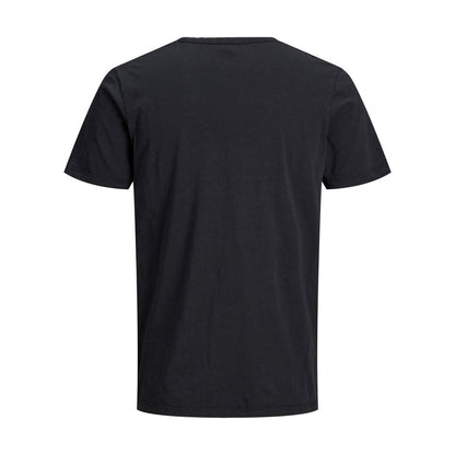 Jack Jones Black Cotton Cotton T-Shirt