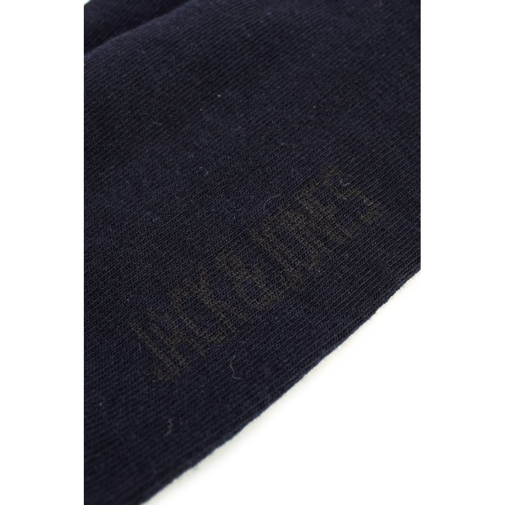 Jack Jones Blue Cotton Sock - One Size