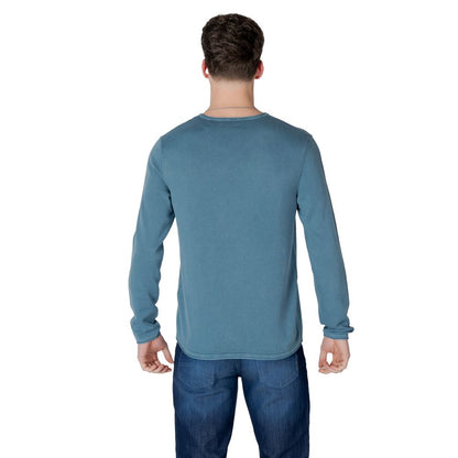 Jack Jones Blue Cotton T-Shirt