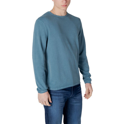 Jack Jones Blue Cotton T-Shirt