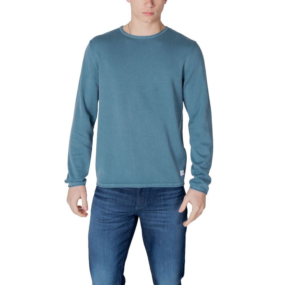 Jack Jones Blue Cotton T-Shirt