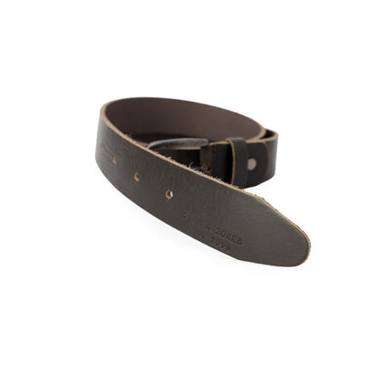 Jack Jones Brown Leather Belt - 85 cm / 34 Inches