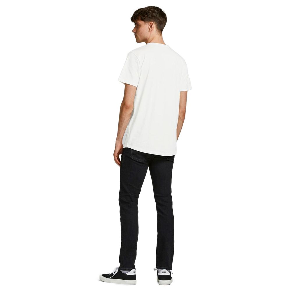 Jack Jones Cream Cotton Cotton T-Shirt