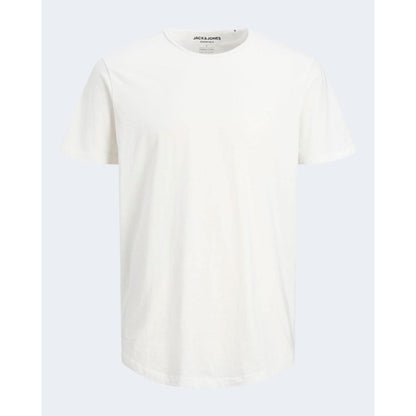 Jack Jones Cream Cotton Cotton T-Shirt