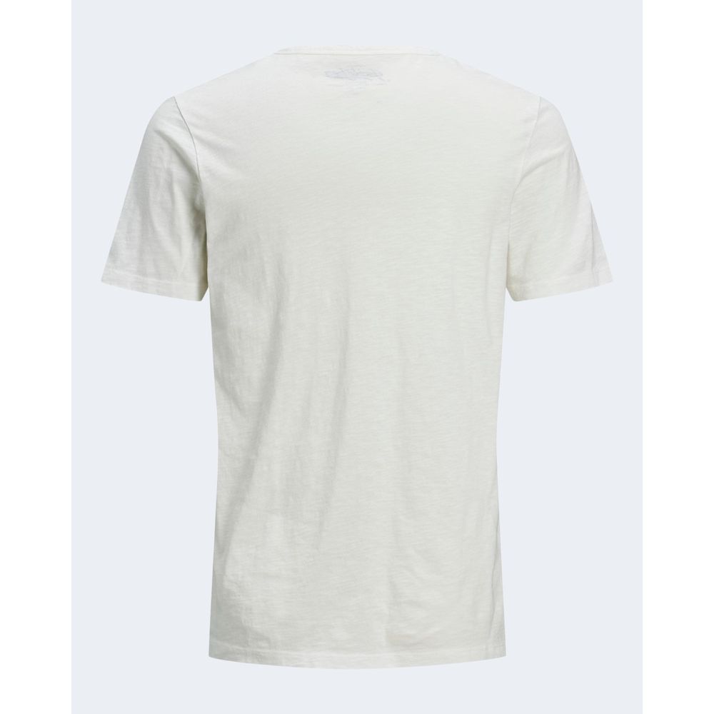 Jack Jones Cream Cotton Cotton T-Shirt - IT44 | S