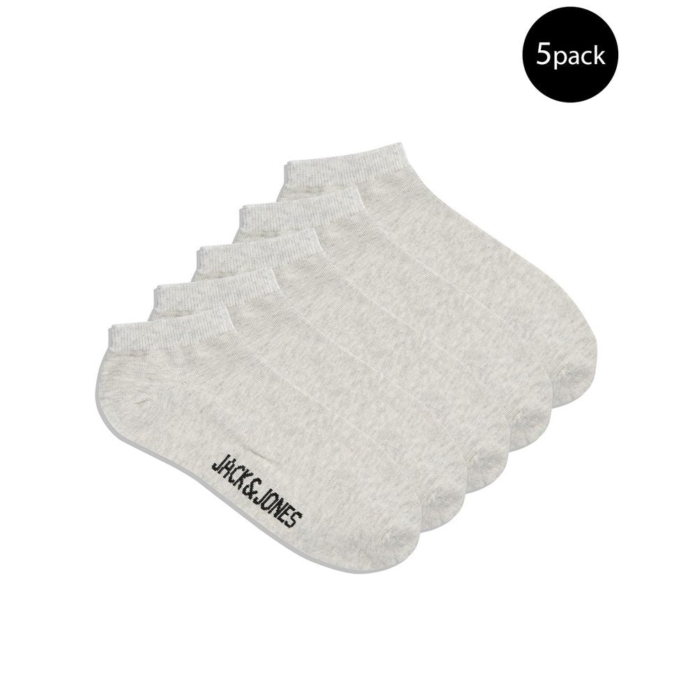 Jack Jones Gray Cotton Sock - One Size