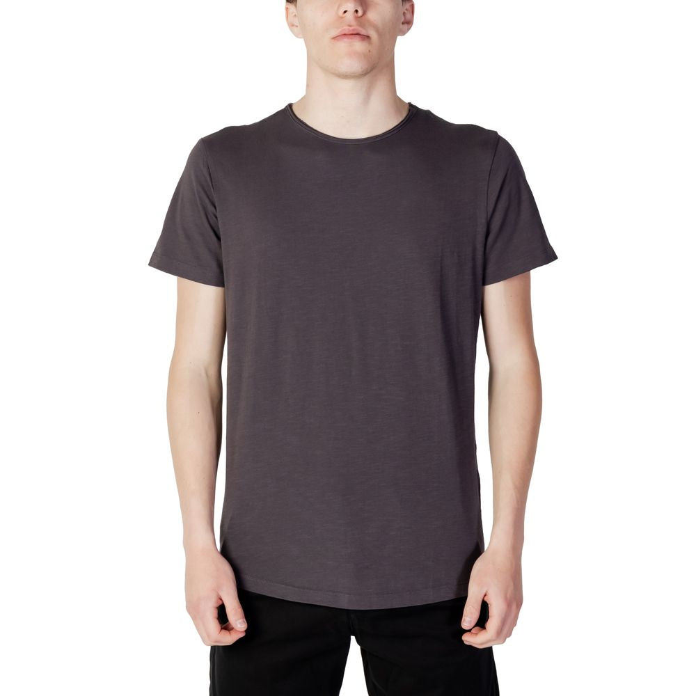 Jack Jones Gray Cotton Cotton T-Shirt - IT42 | XS