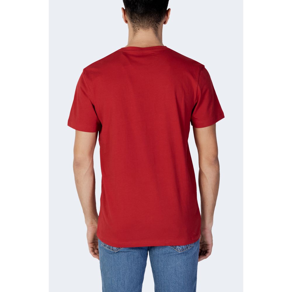 Jack Jones Red Cotton T-Shirt - IT48 | L