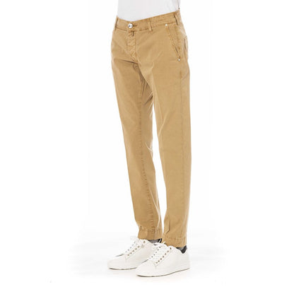 Jacob Cohen Beige Cotton Men Pant - IT44 | XS