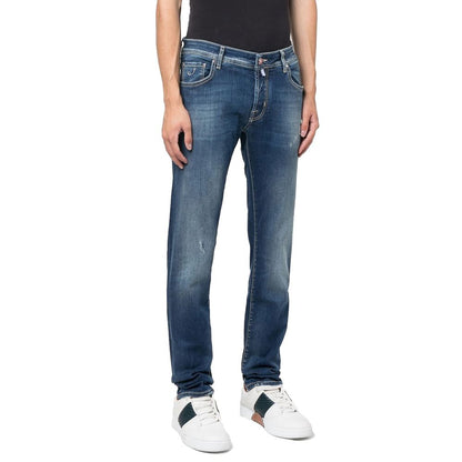 Jacob Cohen Blue Cotton Jeans & Pant - W35