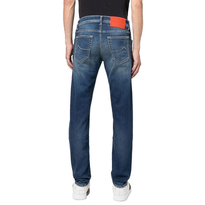 Jacob Cohen Blue Cotton Jeans & Pant - W35