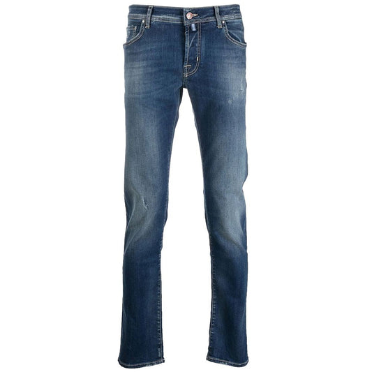 Jacob Cohen Blue Cotton Jeans & Pant - W35