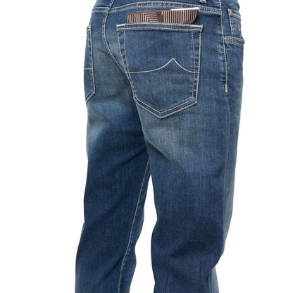 Jacob Cohen Blue Cotton Jeans & Pant - W35