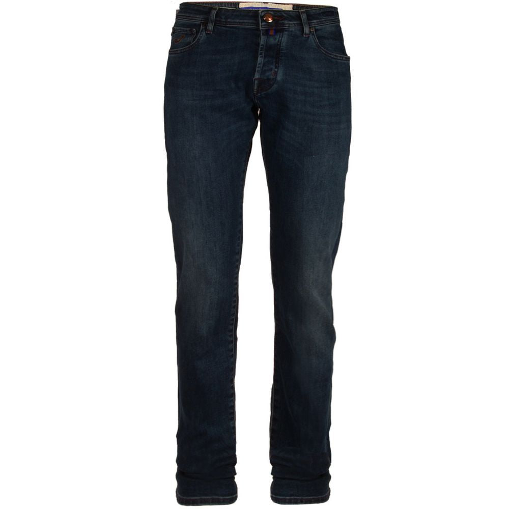 Jacob Cohen Blue Cotton Men’s Slim Fit Jean