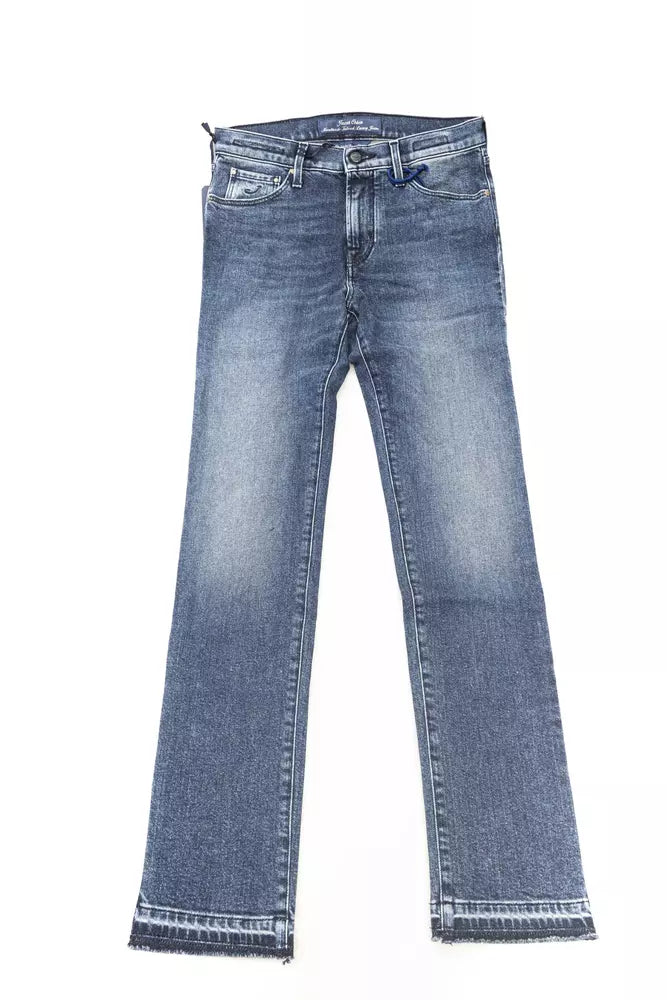 Jacob Cohen Elegant Slim-Fit Fringe Jeans - W31