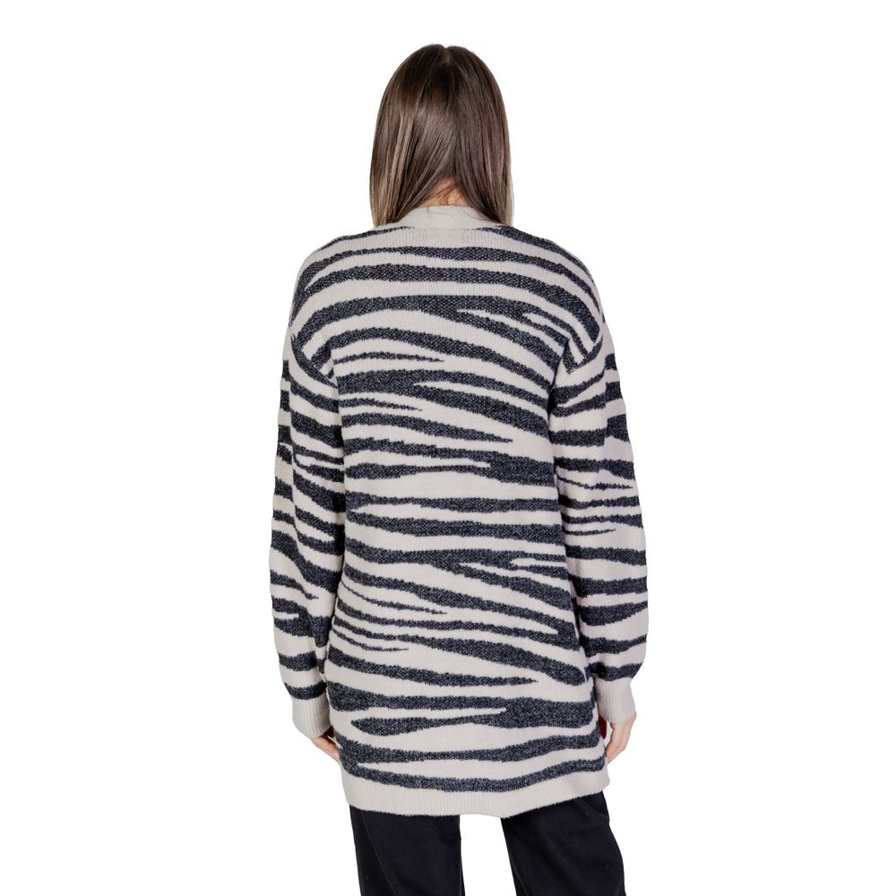 Jacqueline De Yong Gray Nylon Cardigan - IT40|S