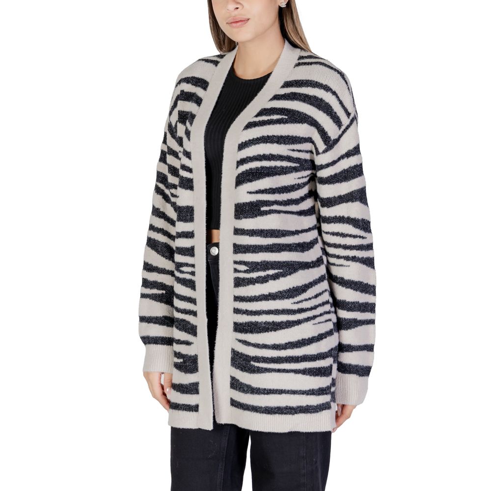 Jacqueline De Yong Gray Nylon Cardigan - IT40|S