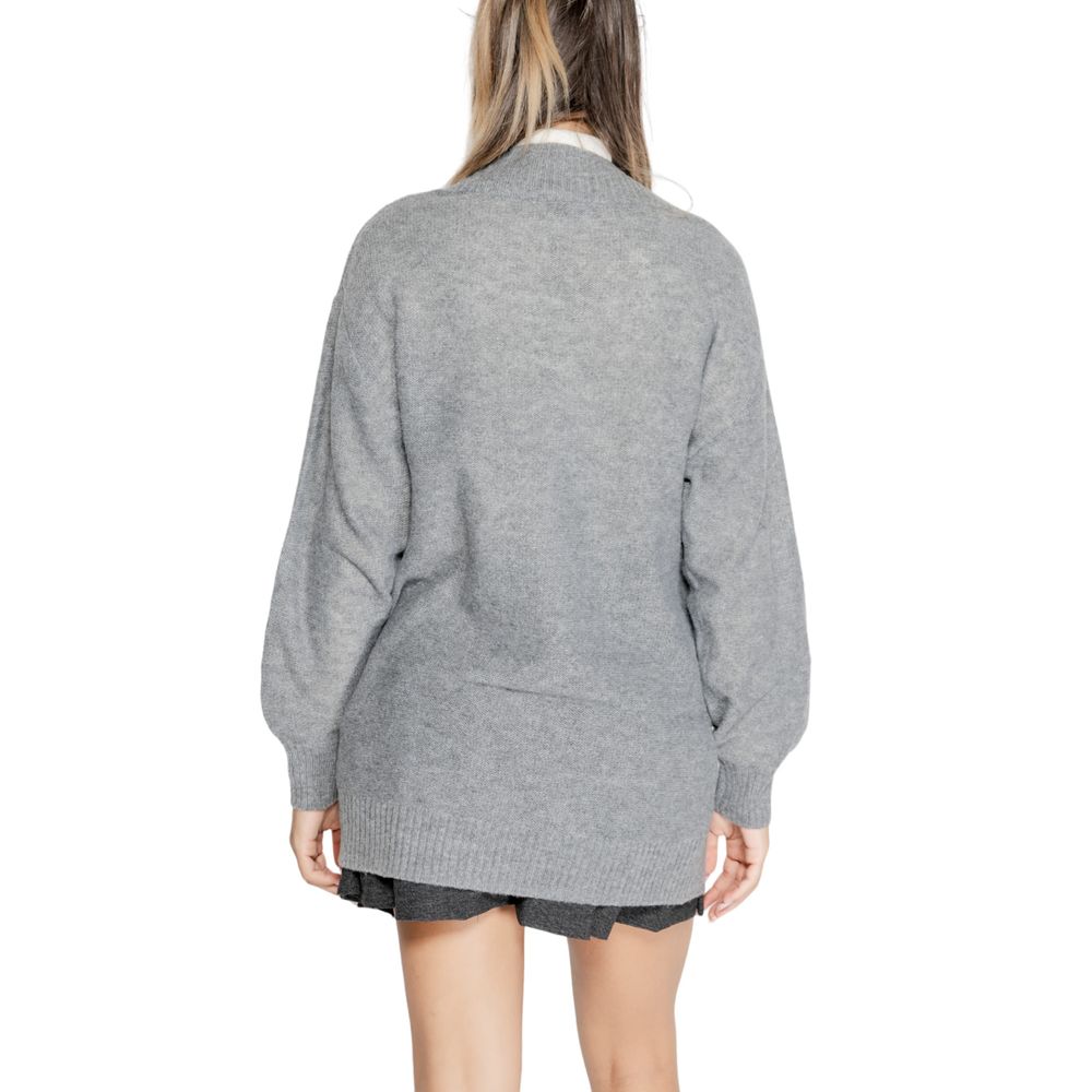 Jacqueline De Yong Gray Polyester Sweater - IT44|L