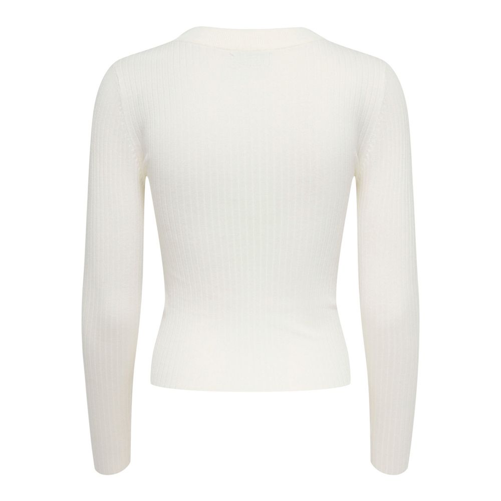 Jacqueline De Yong White Viscose Tops & T-Shirt - IT42|M