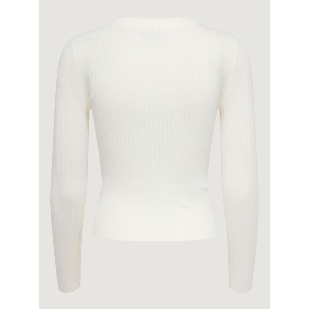 Jacqueline De Yong White Viscose Tops & T-Shirt - IT42|M