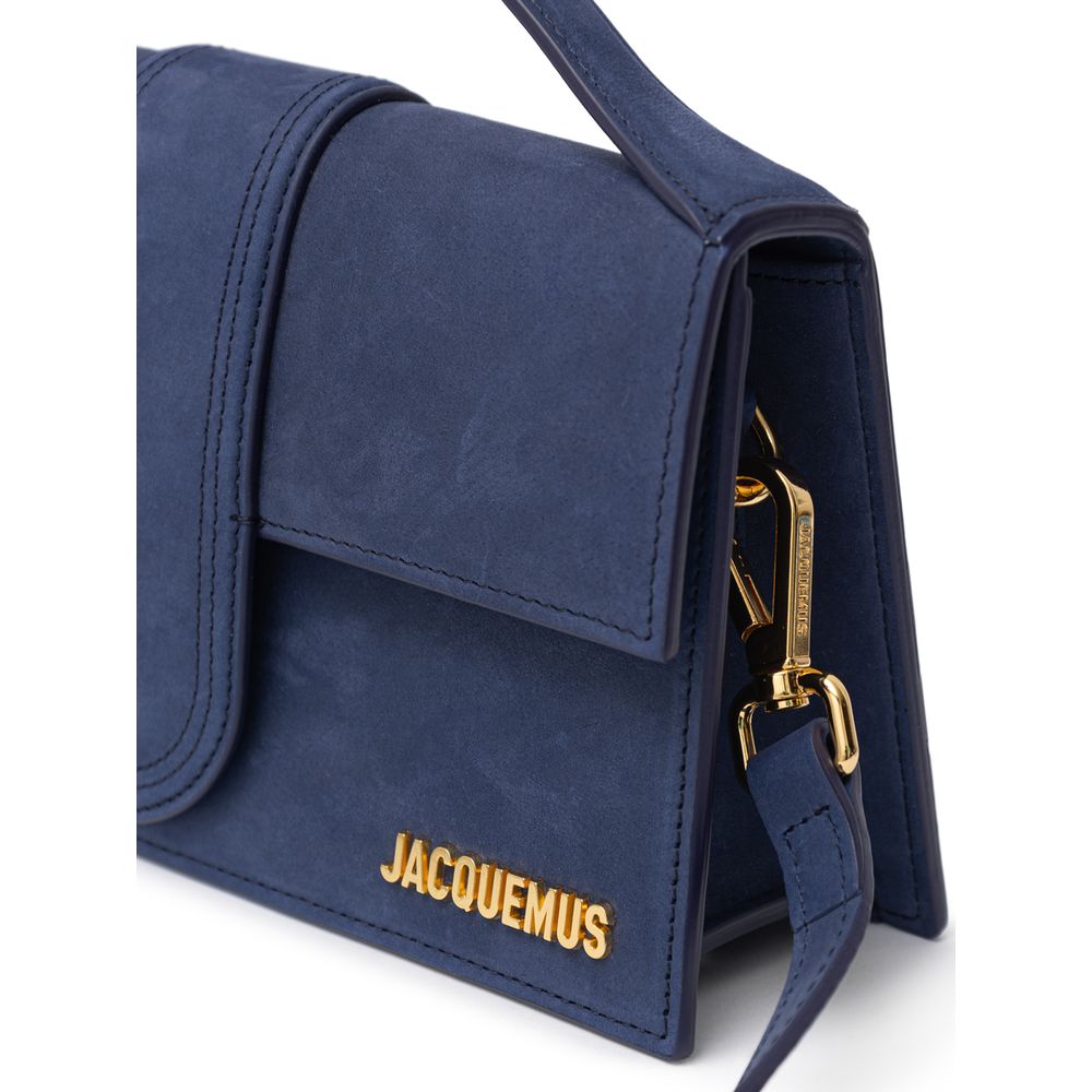 Jacquemus Navy Blue Scamosciato Handbag