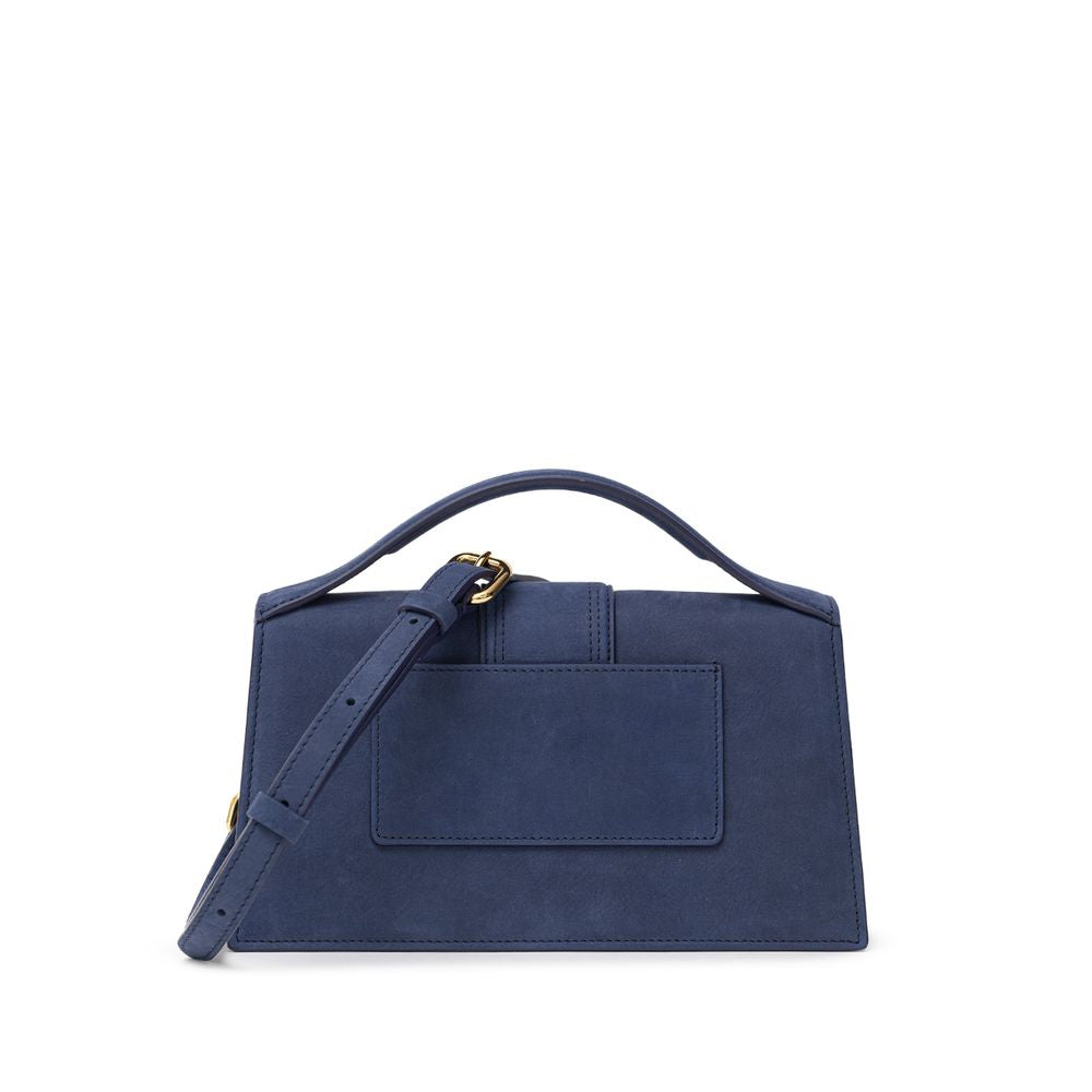 Jacquemus Navy Blue Scamosciato Handbag