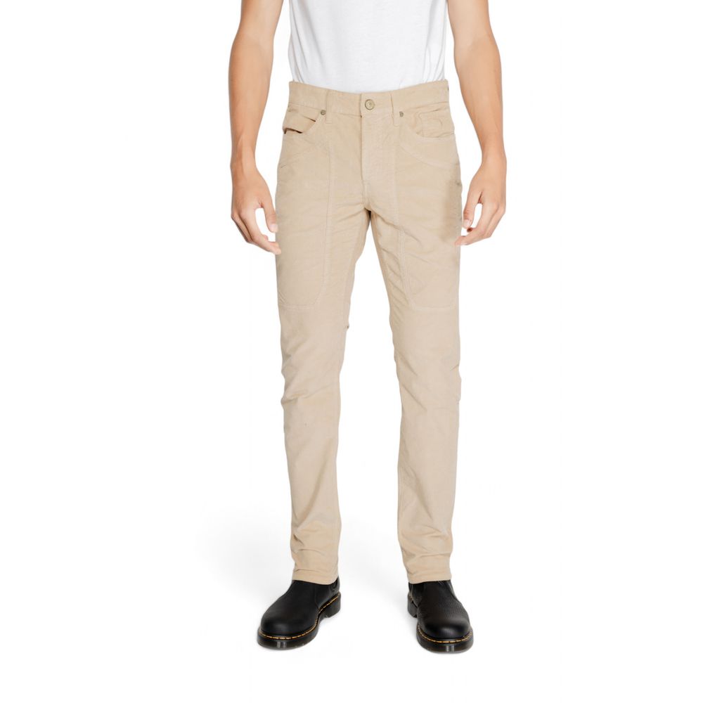 Jeckerson Beige Cotton Jeans & Pant