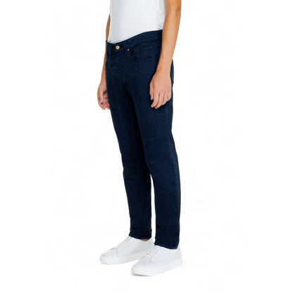 Jeckerson Blue Cotton Jeans & Pant - W34