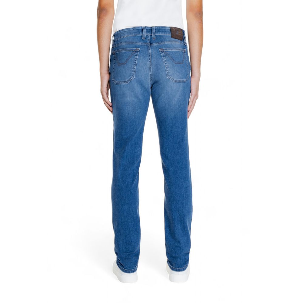 Jeckerson Blue Cotton Jeans & Pant - W40