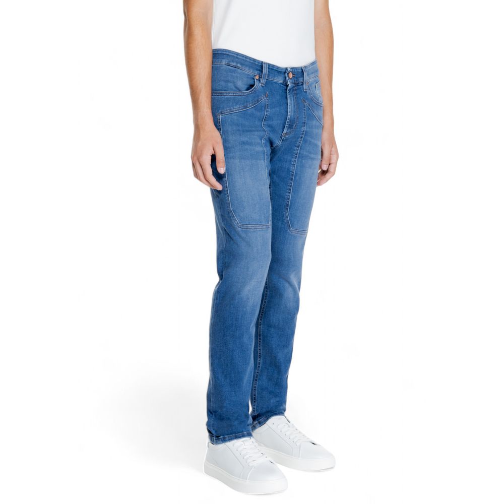 Jeckerson Blue Cotton Jeans & Pant - W40