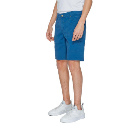 Jeckerson Blue Cotton Short - W36