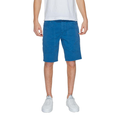 Jeckerson Blue Cotton Short - W36