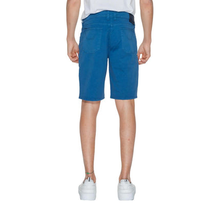 Jeckerson Blue Cotton Short - W36