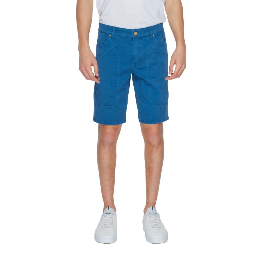 Jeckerson Blue Cotton Short - W36