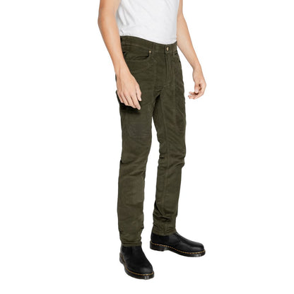 Jeckerson Green Cotton Jeans & Pant - W35