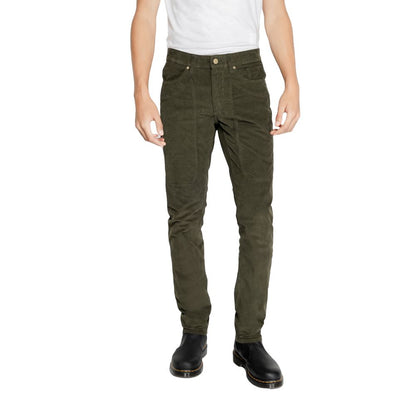 Jeckerson Green Cotton Jeans & Pant - W35