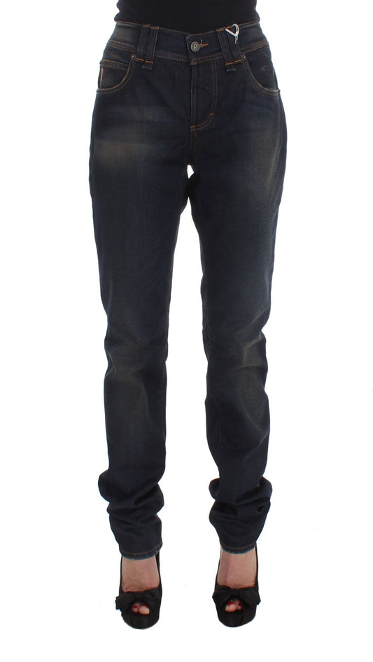 John Galliano Chic Boyfriend Fit Blue Jeans - W26