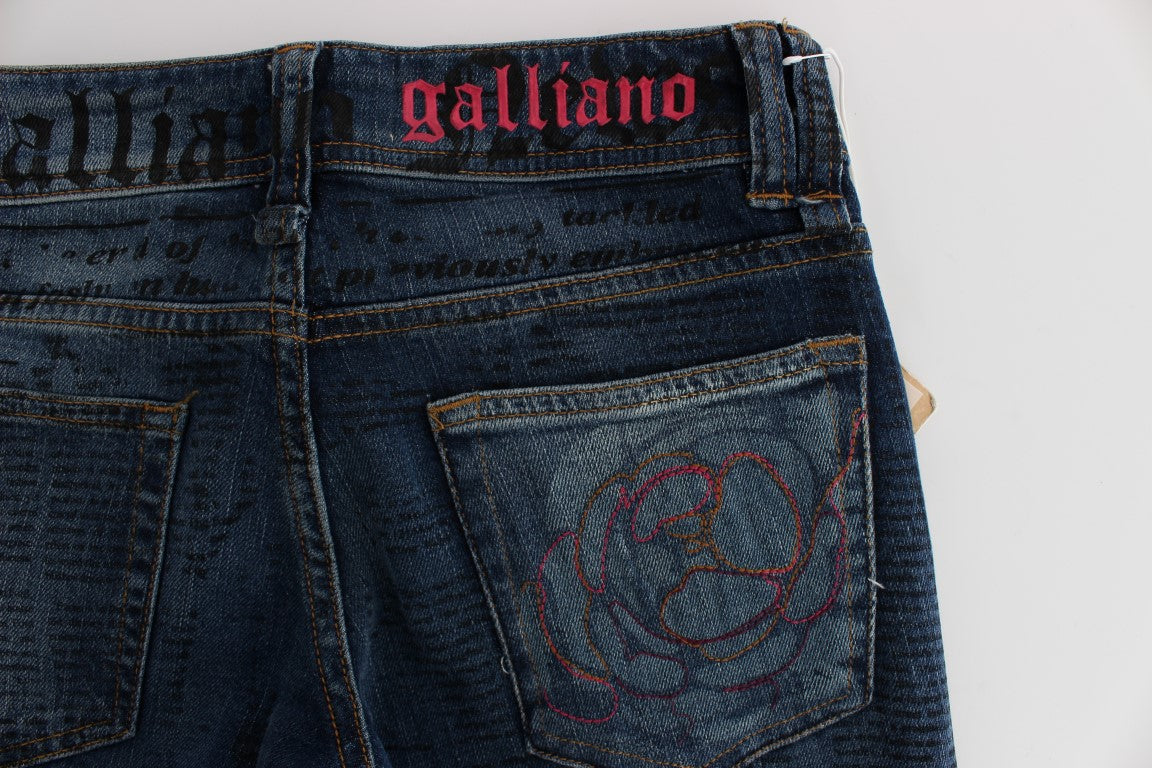 John Galliano Elegant Slim Bootcut Denim Jeans - W26