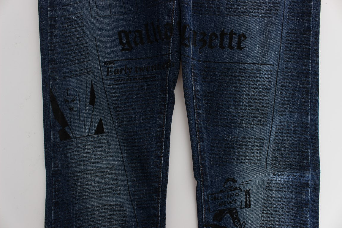 John Galliano Elegant Slim Bootcut Denim Jeans - W26