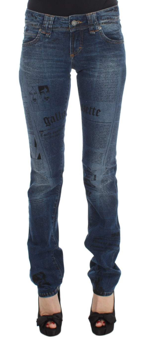 John Galliano Elegant Slim Bootcut Denim Jeans - W26