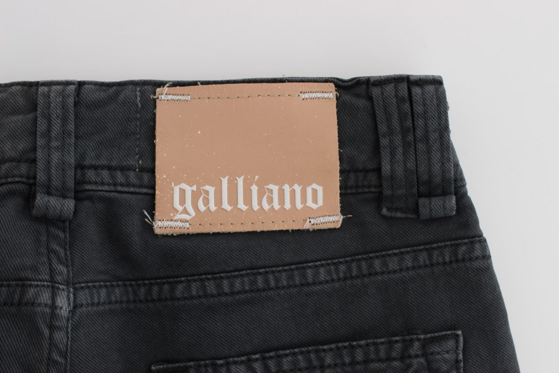 John Galliano Elegant Slim Fit Bootcut Denim Jeans - W26