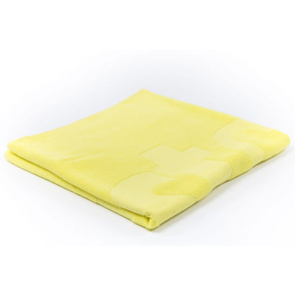 Just Cavalli Yellow Cotton Men Beach Towel - Unisex